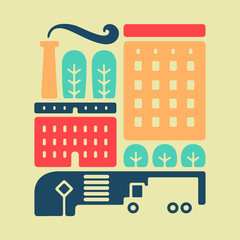 Vector Symbol of the City