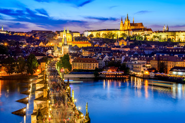 Prague Castle and Charles Bridge, Czech Republic