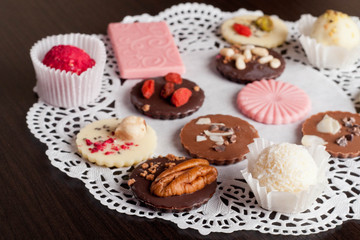 Luxury handmade chocolate and chocolate candies