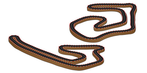 Race Tracks 3D Perspective 6