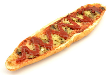 zapiekanka z grzybami i serem