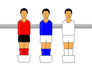 Table Football Figures with German League Uniforms 2