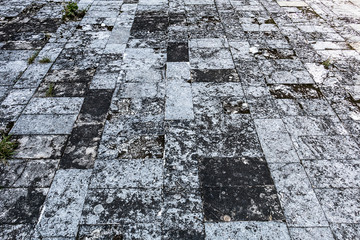 Background of stone floor