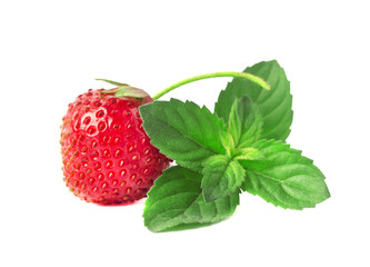 Клубника и мята