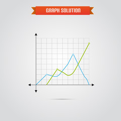 Business Graph Chart With Color Variations for company brochures and web templates 5