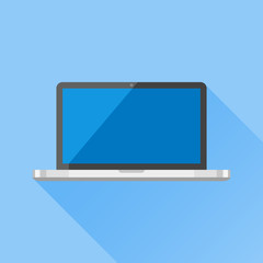 Laptop flat icon
