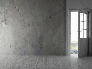 opening door in the room