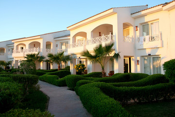 Obraz premium Lodges for vacationers
