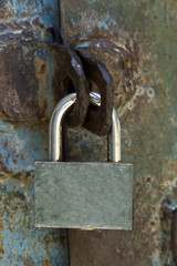 old padlock background