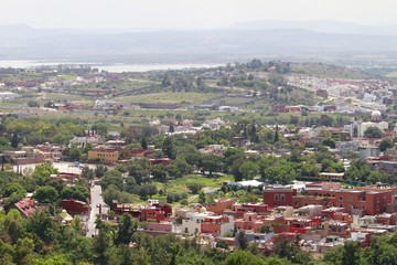 Fototapeta na wymiar View of San Miguel de Allende, mexico