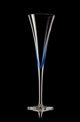 Beautiful single champagne flute © Carlos Yudica