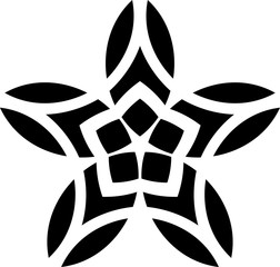 Ornaments Mandala Floral Silhouette