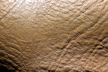 Brown leather background.