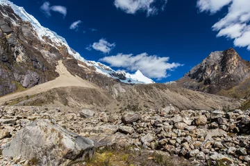 Photo sur Plexiglas Alpamayo Paysage de montagne dans les Andes, Pérou, Cordiliera Blanca