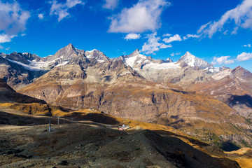 Fototapeta premium Krajobraz górski Alp w Szwajcarii