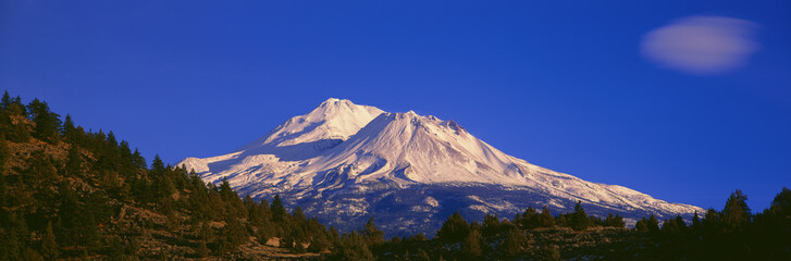 Mount Shasta At Sunrise, California