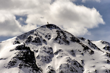 Fototapeta na wymiar McMillan Peak, 12804' 3903m, near Silverton , Colorado