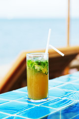 Mojito Cocktail at the pool