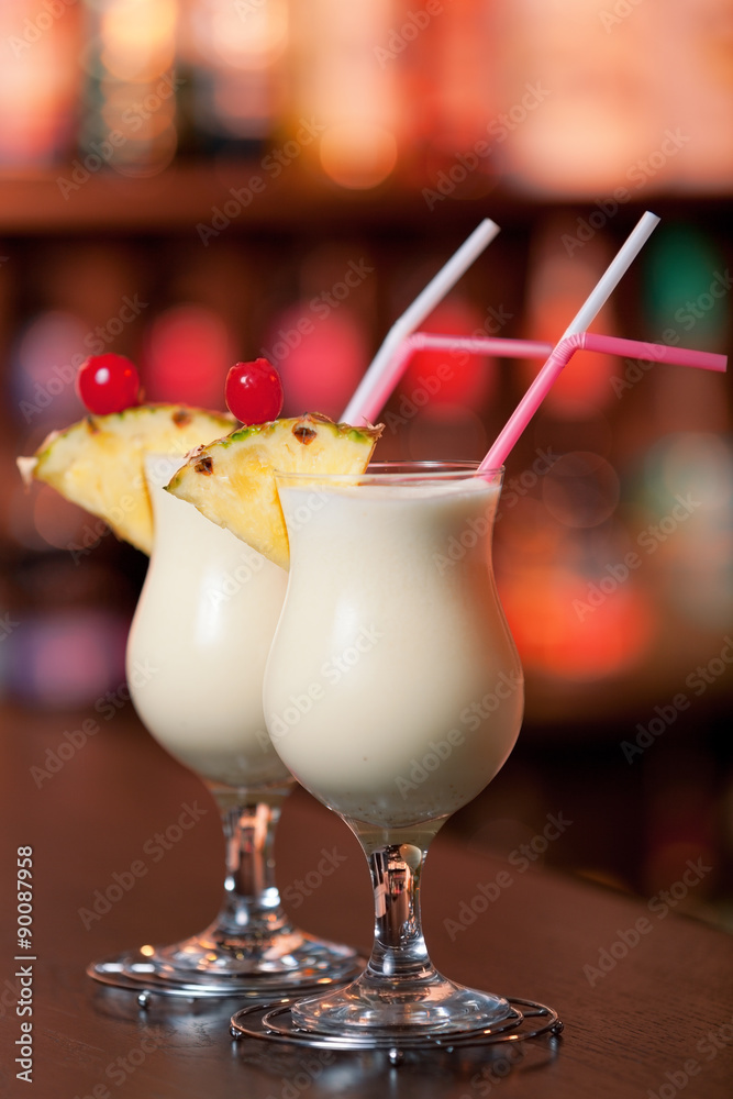 Sticker cocktails collection - pina colada