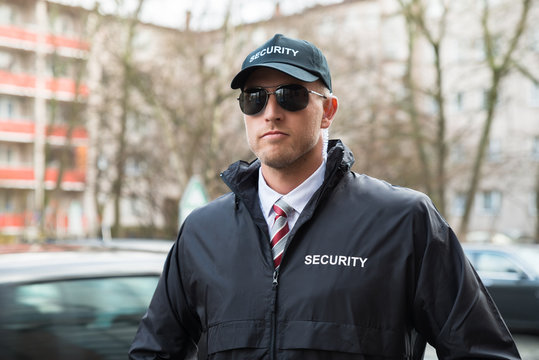Portrait Of Young Security Guard