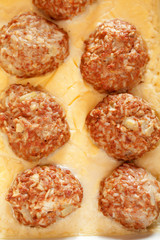 Meatballs with Bechamel sauce