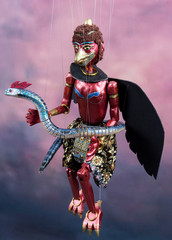 Garuda and Naga Traditional Thai String Puppet
