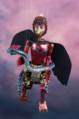Garuda and Naga Traditional Thai String Puppet
