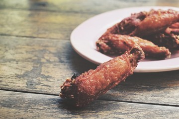 Fried chicken wings
