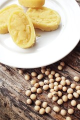 Dessert of soy bean