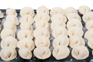 Fototapeta na wymiar Fresh meat dumplings