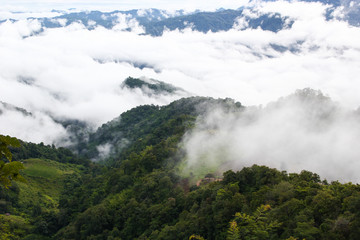 Obraz premium Mountain landscape in Northern Thailand