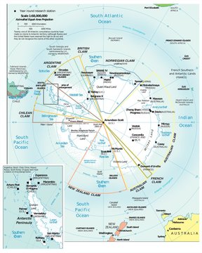 Antarctic Region political divisions