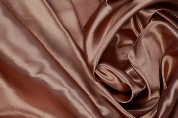 Brown silk texture satin velvet material or elegant wallpaper de