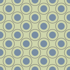 Seamless pattern of circles