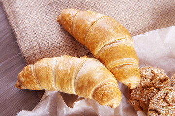 Fresh home baking, close-up