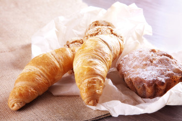 Fresh home baking, close-up