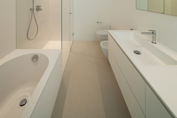 bathroom of modern house