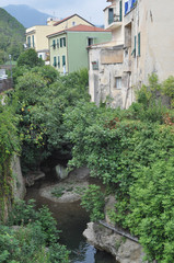 Fototapeta na wymiar View of Toirano old town