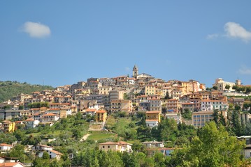 Fototapeta na wymiar Veduta di Fiuggi - Frosinone - Lazio - Italia