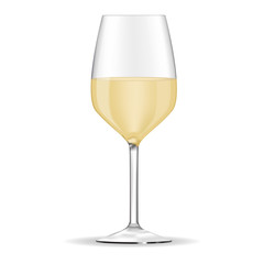 Glass of white wine