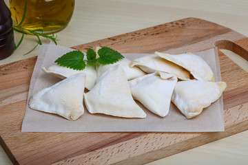Raw potato dumplings
