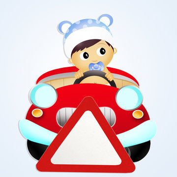 baby on board car sign