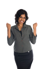 indian female in joy