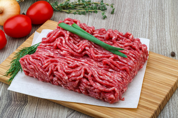 Raw minced meat