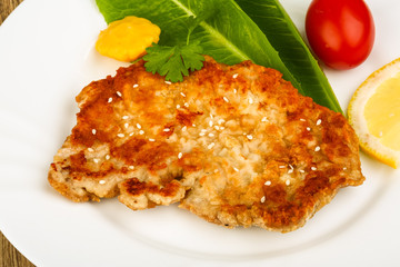 Pork schnitzel