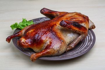 Roasted duck