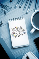 Composite image of innovation concpet