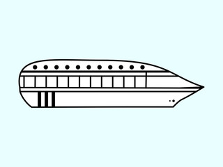 High speed passenger water white vehicle
