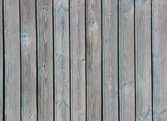 shabby vertical light blue wooden planks, texture