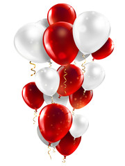red and white balloons © Zffoto